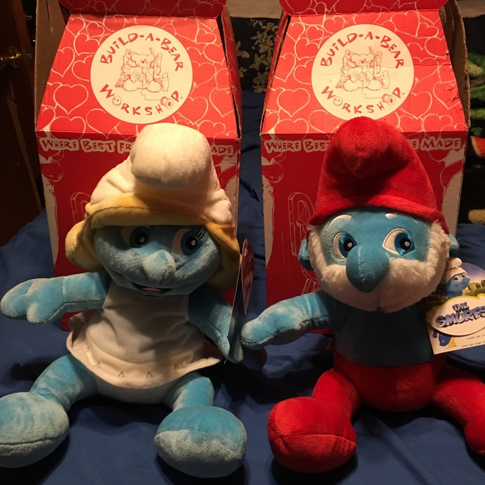 Build a Bear Smurfs
